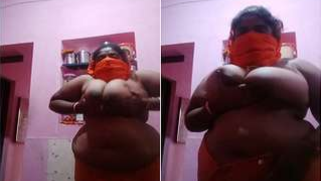 Busty Desi mom takes clothes off to expose her smokin' hot body | XXX Video on AllSex.XXX