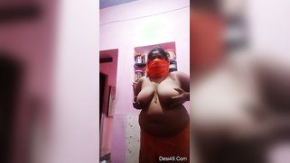 Busty Desi mom takes clothes off to expose her smokin' hot body | XXX Video on AllSex.XXX