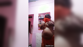 Busty Desi mom takes clothes off to expose her smokin' hot body | XXX Video on AllSex.XXX