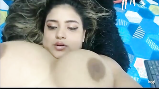 Desi colleen lies in bed and makes huge twins bounce close-up | XXX Video on AllSex.XXX