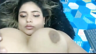 Desi colleen lies in bed and makes huge twins bounce close-up | XXX Video on AllSex.XXX