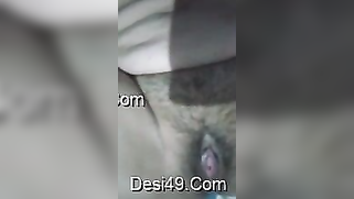 Aunty puts camera down to film how she masturbates hairy pussy | XXX Video on AllSex.XXX