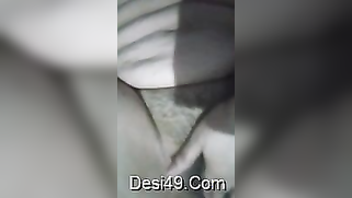 Aunty puts camera down to film how she masturbates hairy pussy | XXX Video on AllSex.XXX