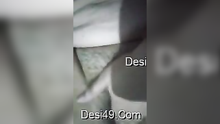 Aunty puts camera down to film how she masturbates hairy pussy | XXX Video on AllSex.XXX