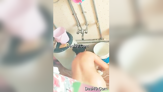 Boy enjoys sex partner from India taking impromptu shower in the nude | XXX Video on AllSex.XXX