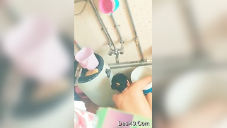 Boy enjoys sex partner from India taking impromptu shower in the nude | XXX Video on AllSex.XXX