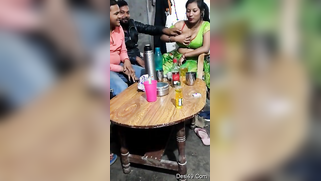 Hospitable Desi girl doesn't know how to deny guests who paw boobies | XXX Video on AllSex.XXX