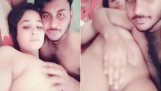 Indian teen likes when guy touches her titties and kisses lips | XXX Video on AllSex.XXX