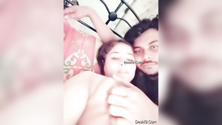 Indian teen likes when guy touches her titties and kisses lips | XXX Video on AllSex.XXX