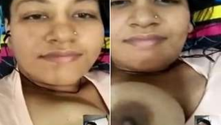 Cute and open-minded Indian strips natural jugs with perky nipples | XXX Video on AllSex.XXX
