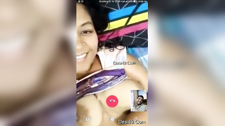 Cute and open-minded Indian strips natural jugs with perky nipples | XXX Video on AllSex.XXX