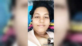 Cute and open-minded Indian strips natural jugs with perky nipples | XXX Video on AllSex.XXX