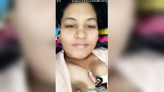 Cute and open-minded Indian strips natural jugs with perky nipples | XXX Video on AllSex.XXX