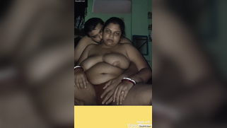 Indian aunty is in seventh heaven when mustachioed guy touches hooters | XXX Video on AllSex.XXX