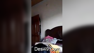 Indian babe kisses lover and allows him to take the pink bra off | XXX Video on AllSex.XXX