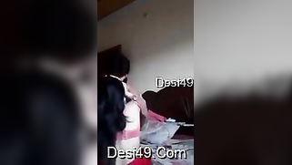 Indian babe kisses lover and allows him to take the pink bra off | XXX Video on AllSex.XXX