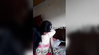 Indian babe kisses lover and allows him to take the pink bra off | XXX Video on AllSex.XXX