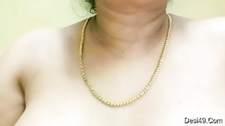 Desi mom is fat and having perky nipples to expose in amateur sex show | XXX Video on AllSex.XXX