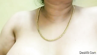 Desi mom is fat and having perky nipples to expose in amateur sex show | XXX Video on AllSex.XXX