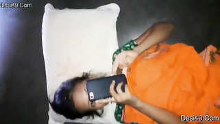 Sex is what guy wants from Desi hussy with unshaved snatch in sari | XXX Video on AllSex.XXX