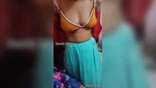 White getting dressed Indian flashes XXX-shaped titties in bedroom | XXX Video on AllSex.XXX