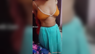 White getting dressed Indian flashes XXX-shaped titties in bedroom | XXX Video on AllSex.XXX