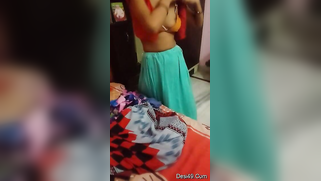 White getting dressed Indian flashes XXX-shaped titties in bedroom | XXX Video on AllSex.XXX