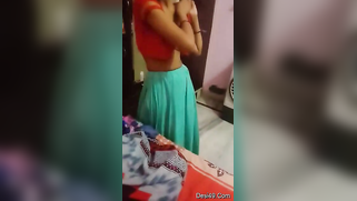 White getting dressed Indian flashes XXX-shaped titties in bedroom | XXX Video on AllSex.XXX