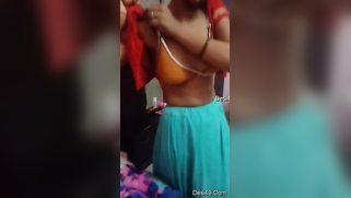 White getting dressed Indian flashes XXX-shaped titties in bedroom | XXX Video on AllSex.XXX