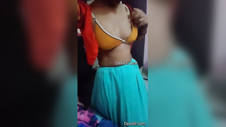 White getting dressed Indian flashes XXX-shaped titties in bedroom | XXX Video on AllSex.XXX