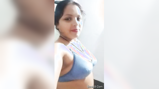 Desi mom is in love with her own boobs and tries to lick nipples | XXX Video on AllSex.XXX