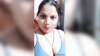 Desi mom is in love with her own boobs and tries to lick nipples | XXX Video on AllSex.XXX