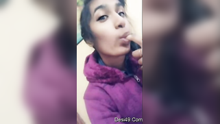 Indian shows fans how horny she is sucking finger and exposing ass | XXX Video on AllSex.XXX