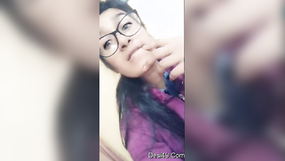 Indian shows fans how horny she is sucking finger and exposing ass | XXX Video on AllSex.XXX