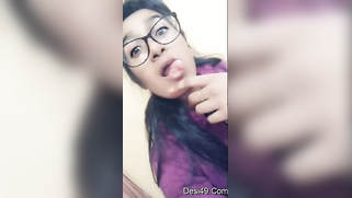 Indian shows fans how horny she is sucking finger and exposing ass | XXX Video on AllSex.XXX