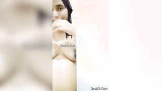 Voluptuous Desi mom makes a nude shower video for all the horny guys | XXX Video on AllSex.XXX