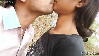 Partner called Desi woman outdoors not for sex but kissing on camera | XXX Video on AllSex.XXX