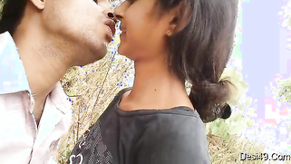 Partner called Desi woman outdoors not for sex but kissing on camera | XXX Video on AllSex.XXX