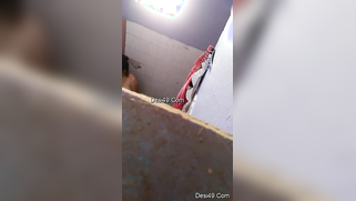 Desi girl desired man to film her in the nude while taking the shower