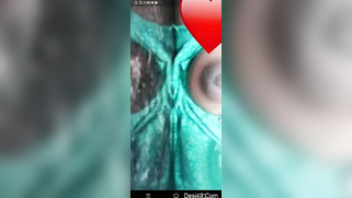 Desi mom in green sari gets partially naked in bed exposing breasts | XXX Video on AllSex.XXX