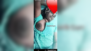 Desi mom in green sari gets partially naked in bed exposing breasts | XXX Video on AllSex.XXX