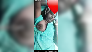 Desi mom in green sari gets partially naked in bed exposing breasts | XXX Video on AllSex.XXX