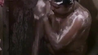 Indian bravely takes bra and panties off to wash her voluptuous body | XXX Video on AllSex.XXX