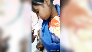 Desi chick's nipples are so sexy that mustachioed buddy kisses them | XXX Video on AllSex.XXX