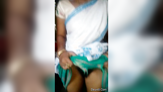 Indian aunty obeys young man behind camera and shows her hairy peach | XXX Video on AllSex.XXX