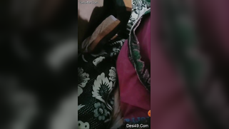 Aunty with perfect pussy lies in bed with legs wide open in XXX video | XXX Video on AllSex.XXX