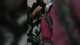 Aunty with perfect pussy lies in bed with legs wide open in XXX video | XXX Video on AllSex.XXX