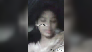 Whorish Desi mom exposes small breasts and smooth cunt in close-up | XXX Video on AllSex.XXX