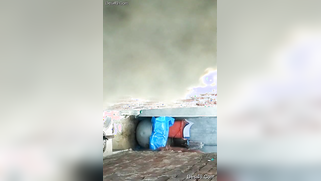 Tits and ass of aunty are hidden more than often but naked in shower