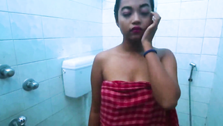 Man scores Indian who wants more and masturbates in shower in XXX clip | XXX Video on AllSex.XXX